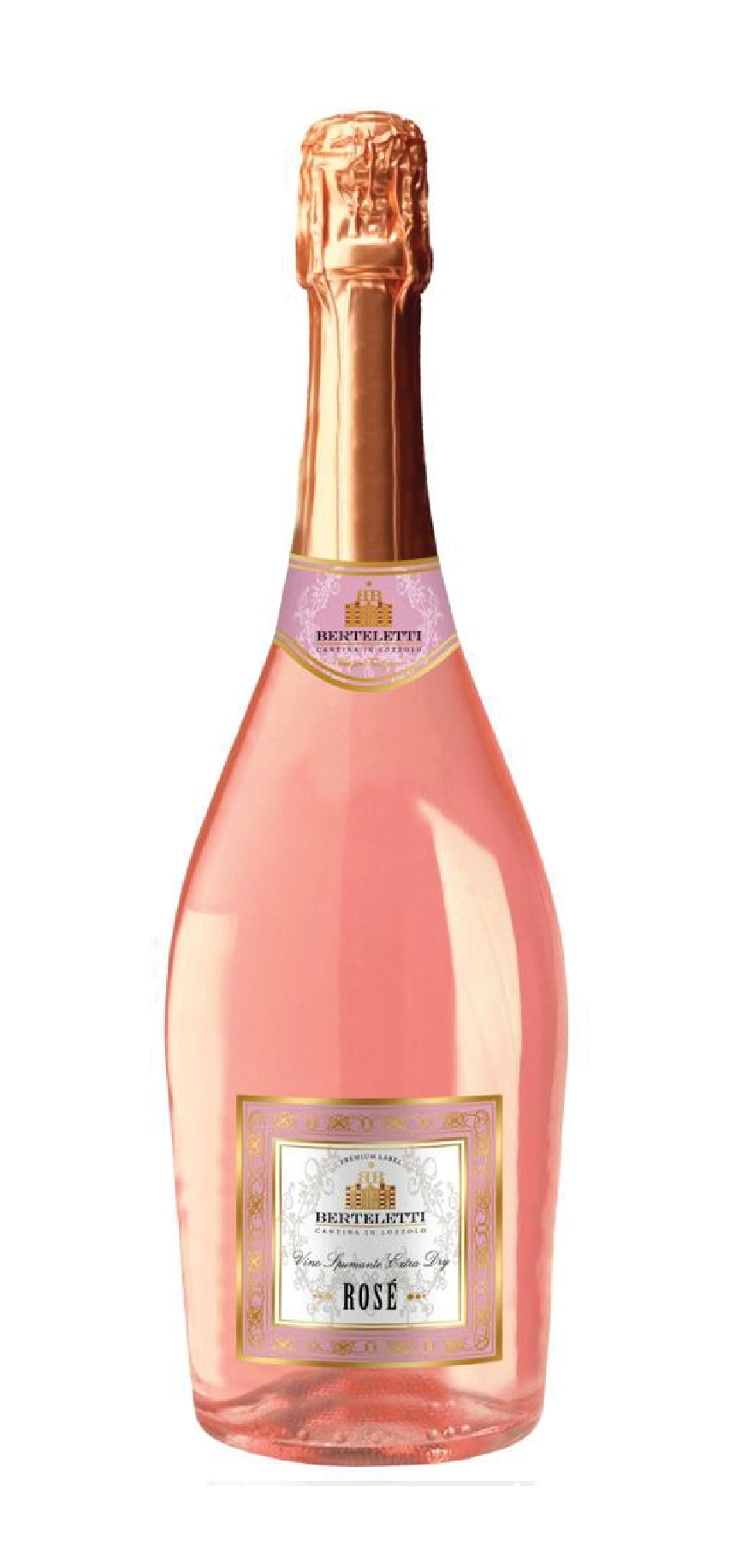 Berteletti Prosecco Spumante Extra Dry Rose 6X75 Cl