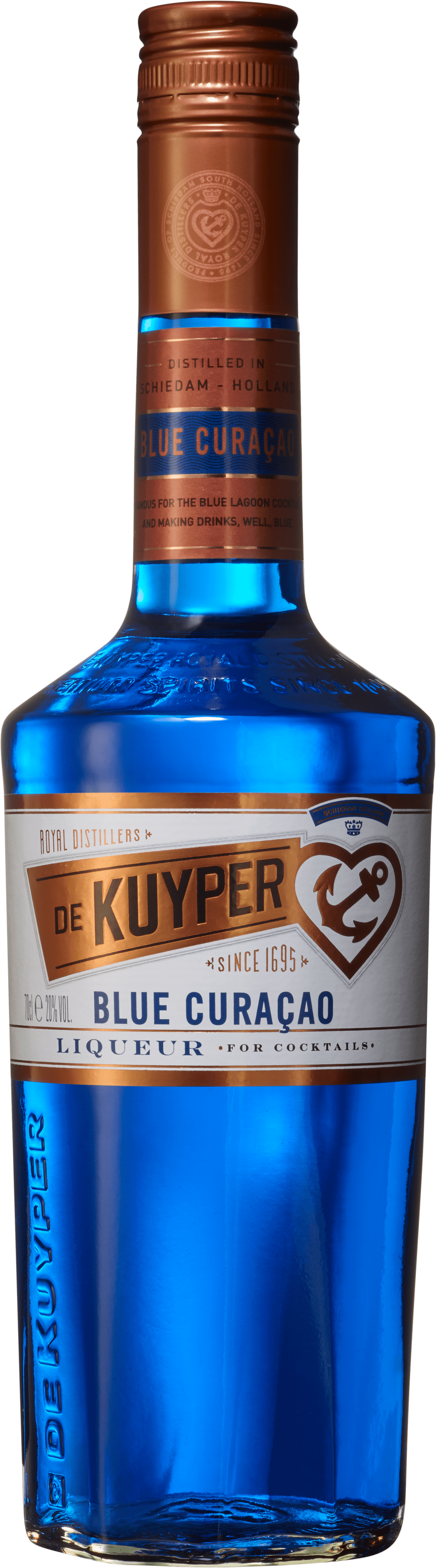 De Kuyper Blue Curacao 6X70 Cl