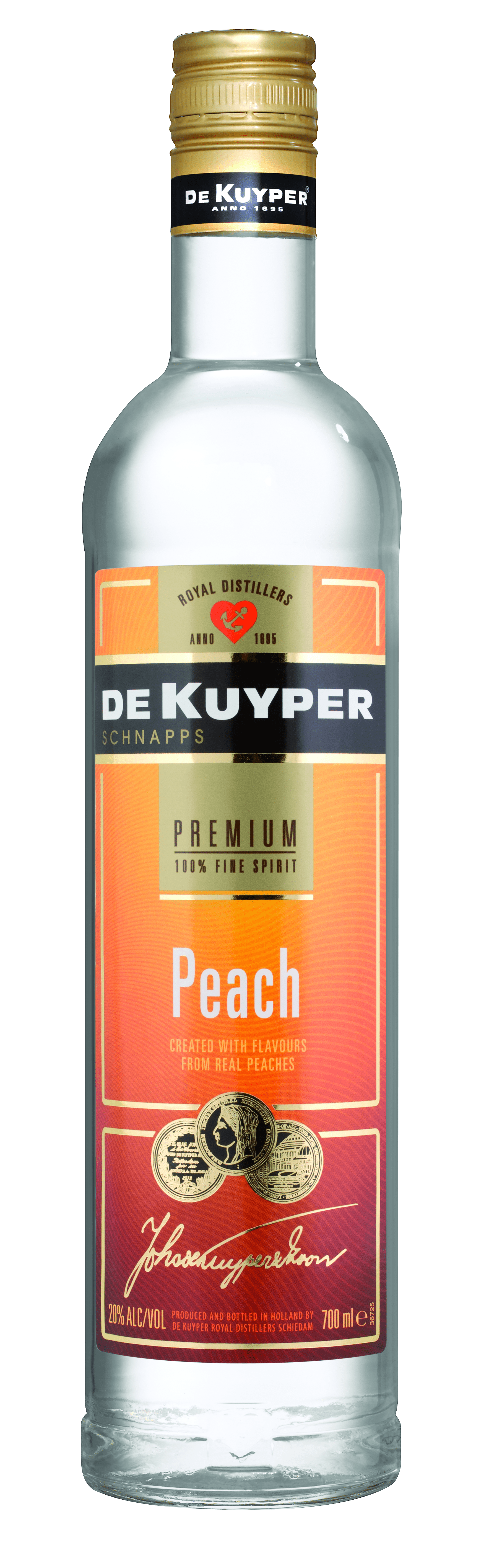 De Kuyper Peach Schnapps 6X70 Cl