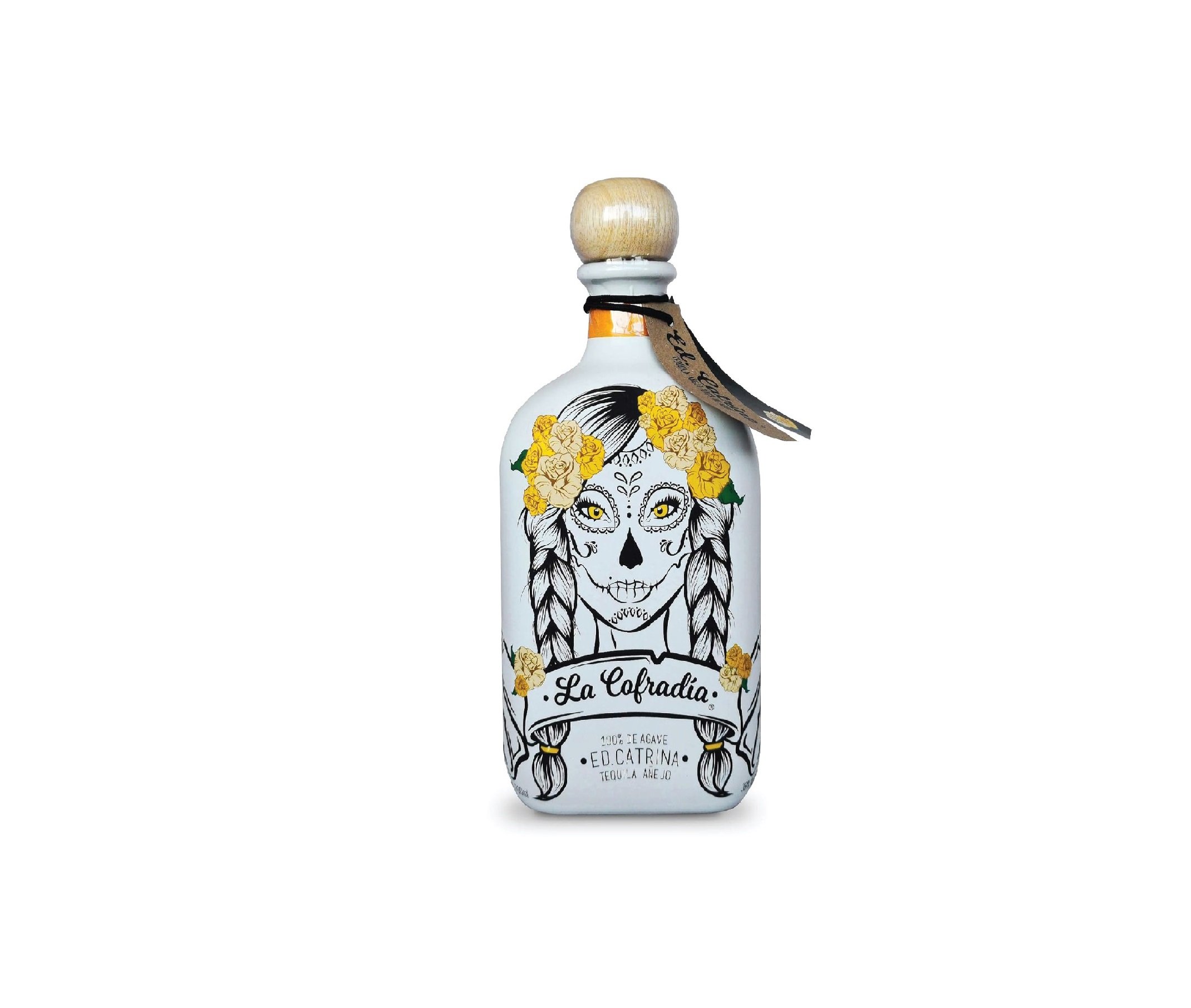 Catrina Ceramica Anejo Tequila 70 Cl